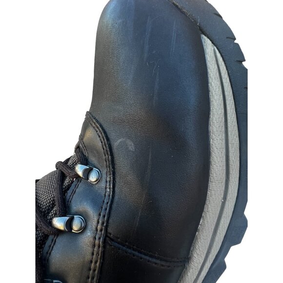 Ozark Trail Men's Size 11 Hiking Boots Recreation Black Leather & Manmade Upper - Picture 12 of 13